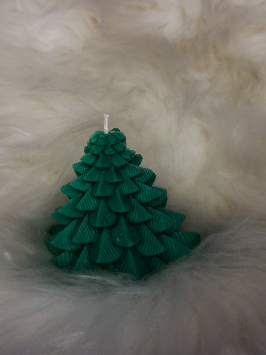 Handcrafted Eco-Friendly Soy Wax Christmas Tree Candle