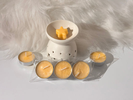 Mango Scented Wax Melt and Tea Light Combo: A Tropical Escape in Every Whiff
