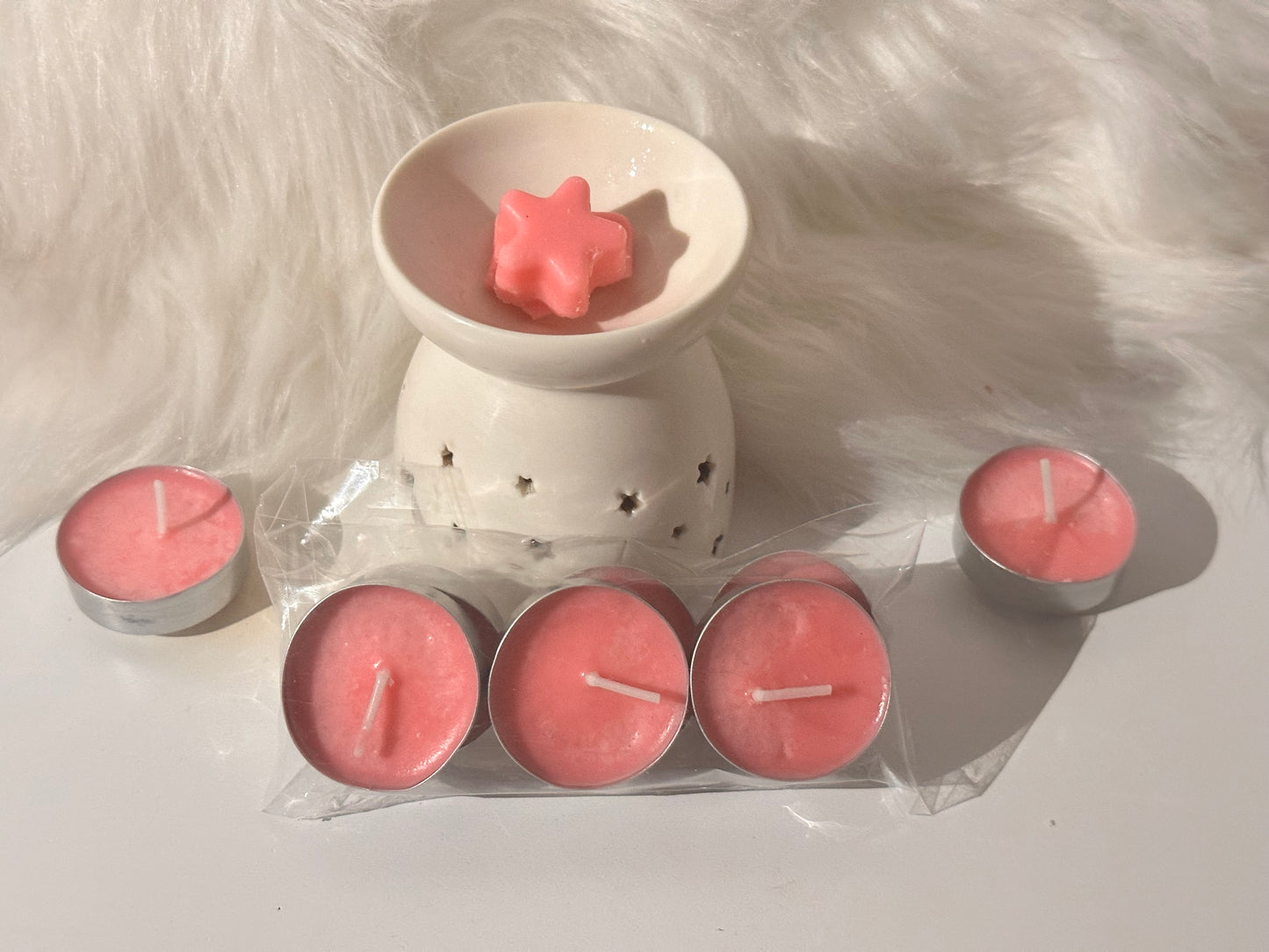 Champagne and Rose Scented Tea Lights: Illuminate Your Moments with Elegance and Romance