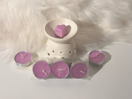 Lavender Scented Wax Melt and Tea Light Combo: Calm Your Senses, Elevate Your Space