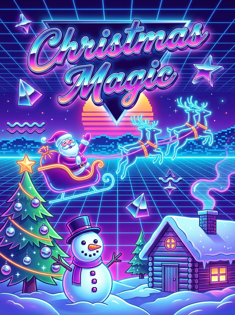 Retro 80s Neon