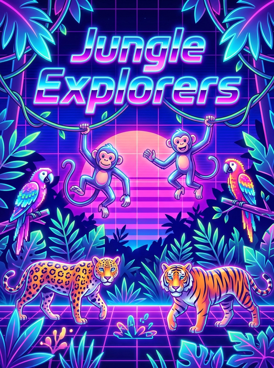Retro 80s Neon