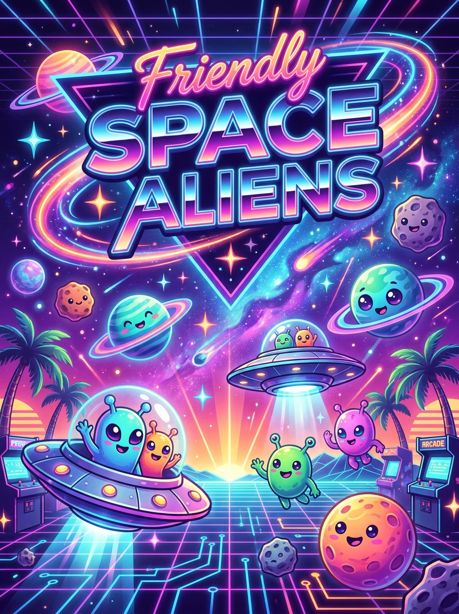 Retro 80s Neon