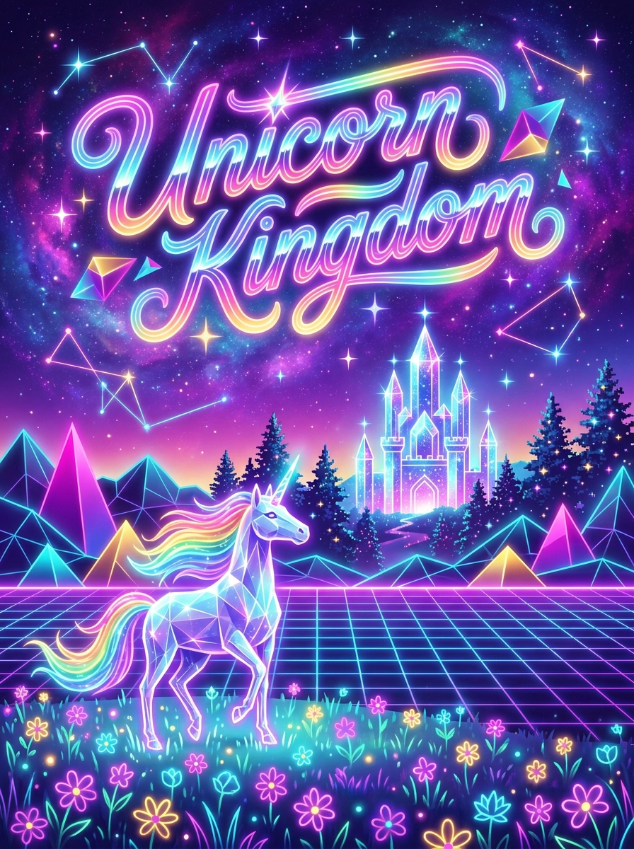 Retro 80s Neon