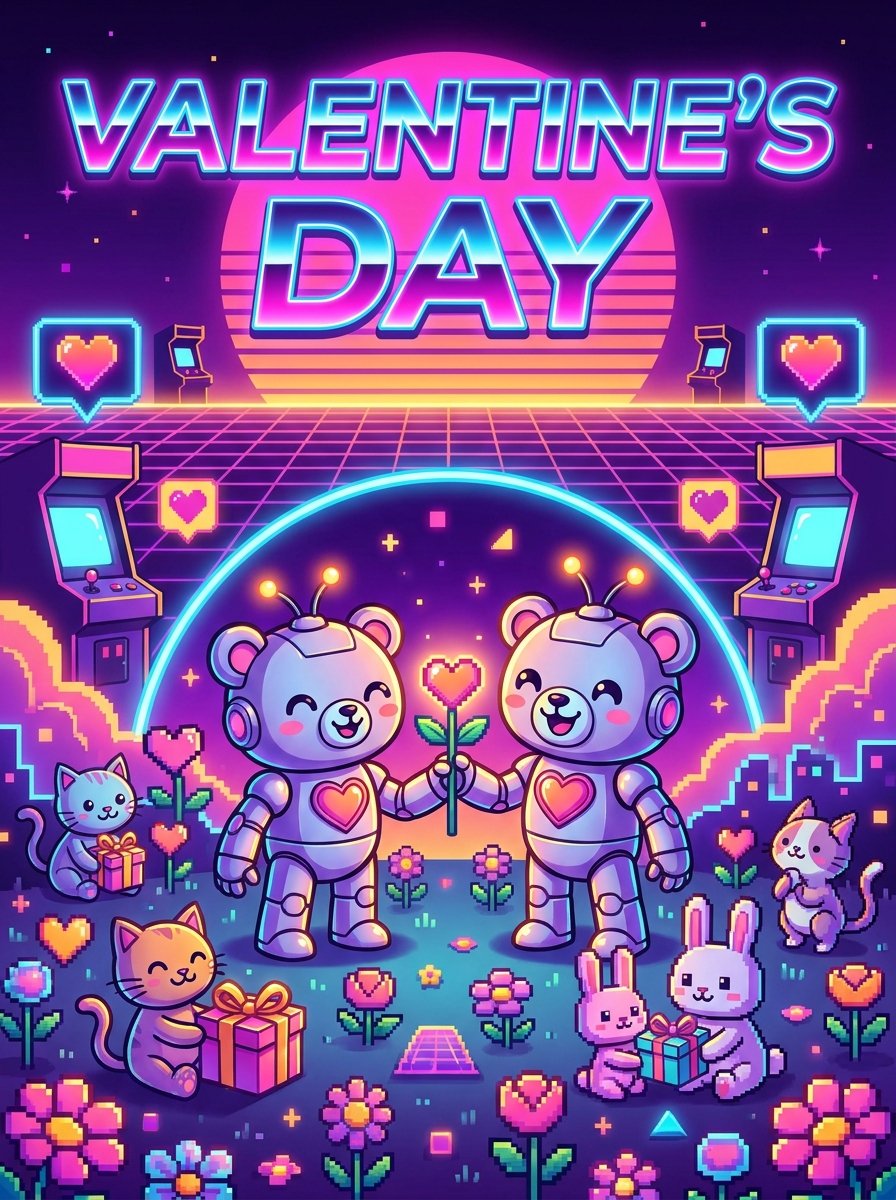 Retro 80s Neon