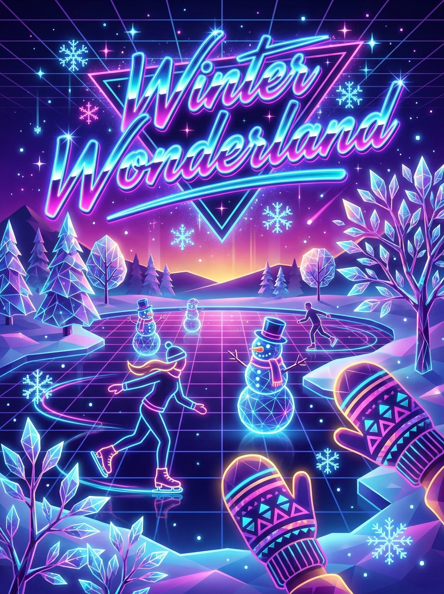 Retro 80s Neon