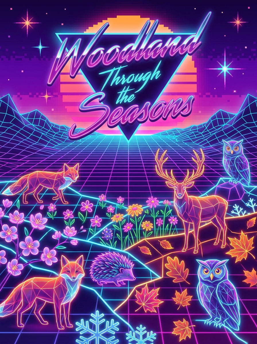 Retro 80s Neon