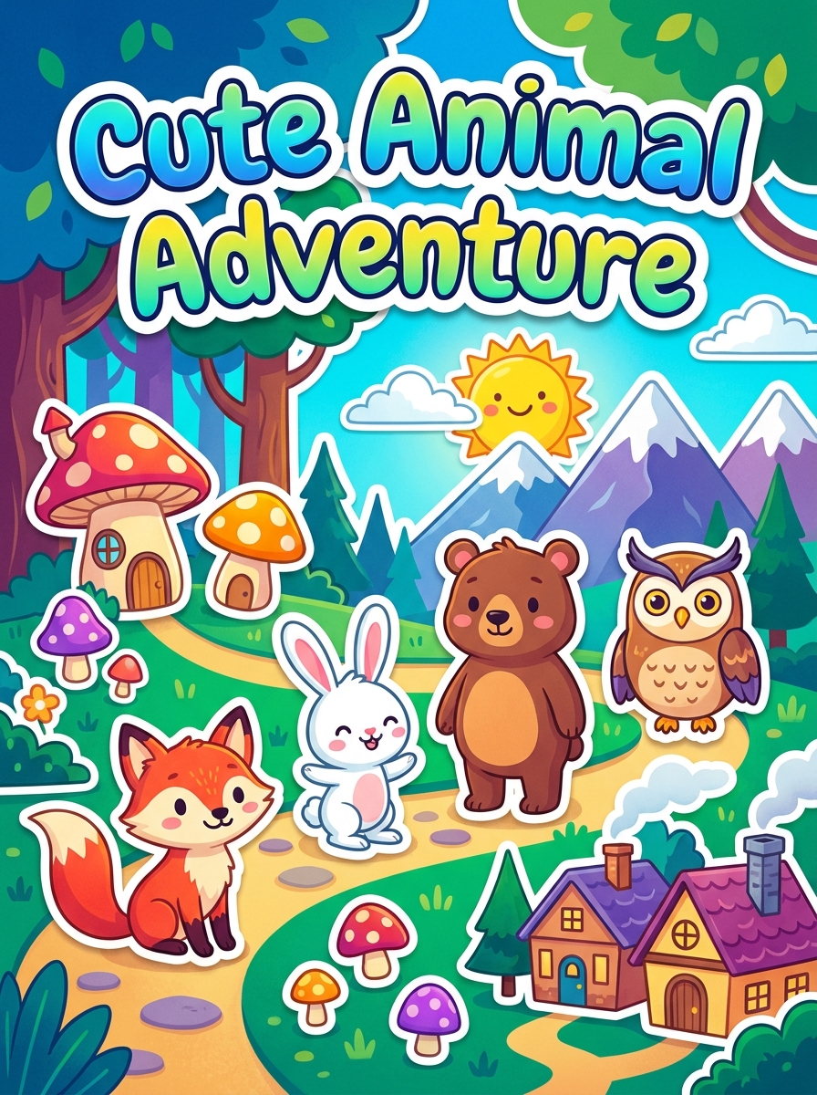 Sticker Style colouring style
