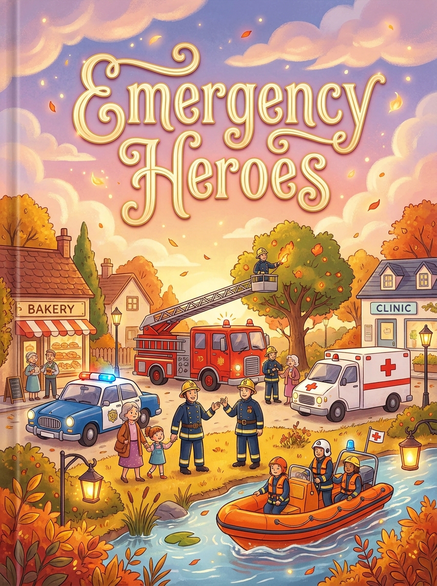 Emergency Heroes colouring book