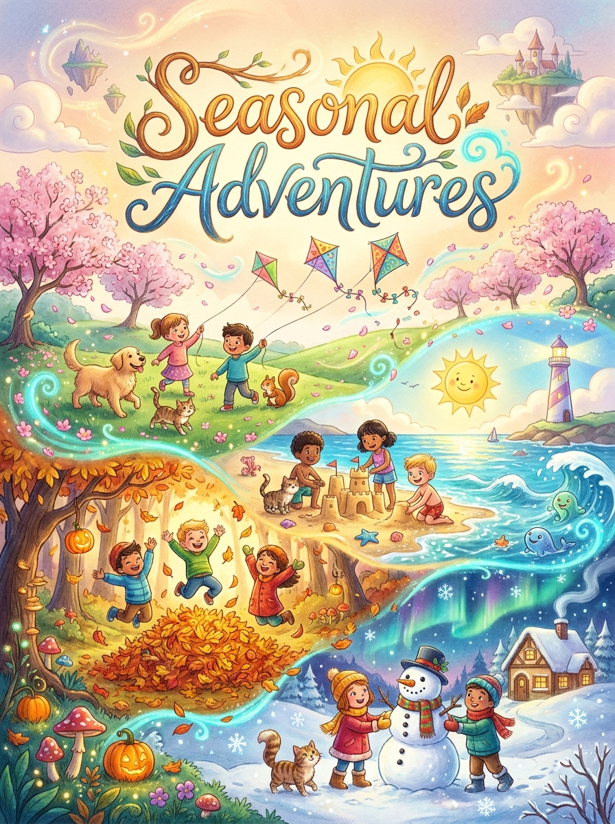 Seasonal Adventures colouring book