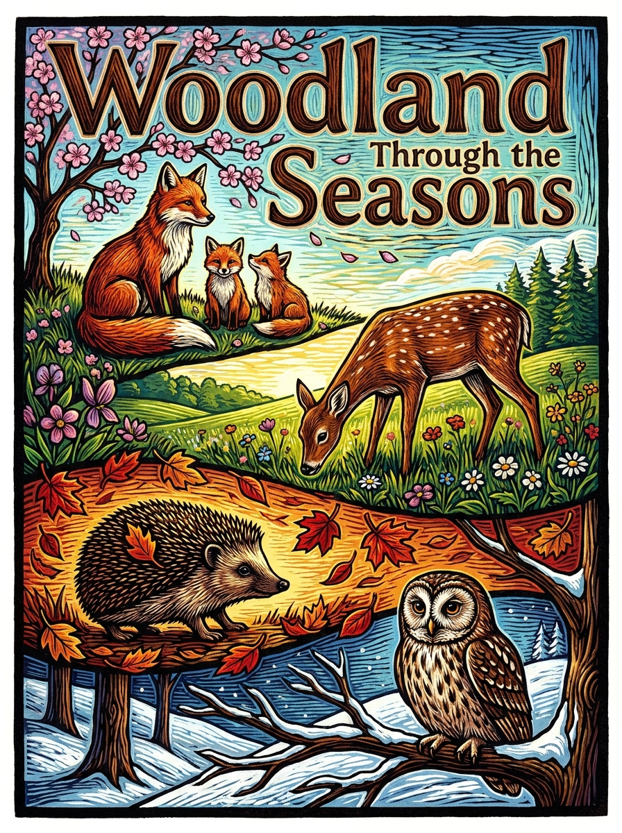 Woodcut Print